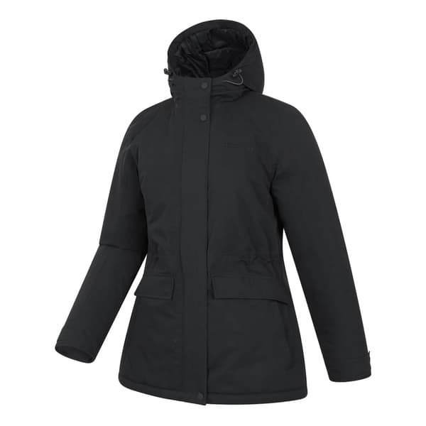 Mountain Warehouse Dam/Dam Maple Vattentät Vadderad Jacka Black 16 UK