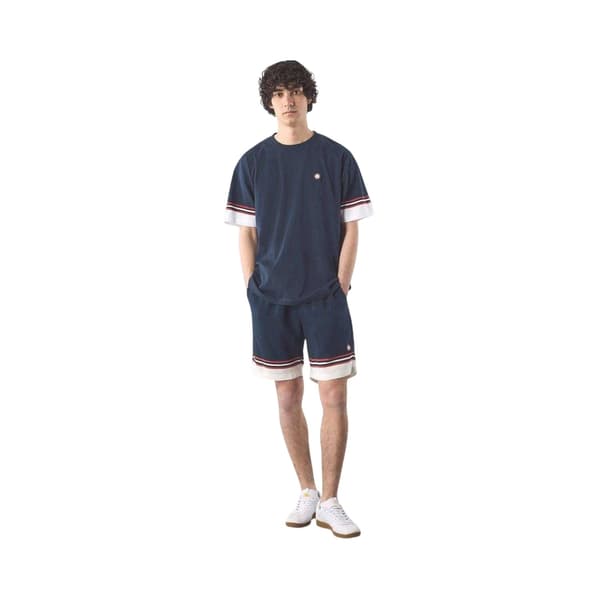 Pretty Green Herr Valencia T-shirt S Marinblå Navy S