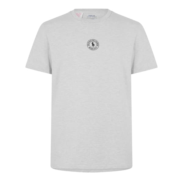 Ralph Lauren Herr T-shirt med Puck-logotyp L Ljusmelerad Grå Light Heather Grey L