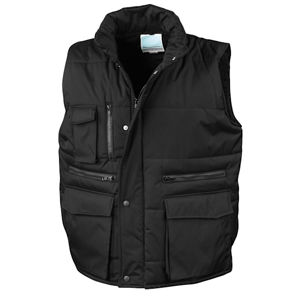 Result Herr Lance Bodywarmer / Gilet (Vind- och Duschskyddad) Black 2XL