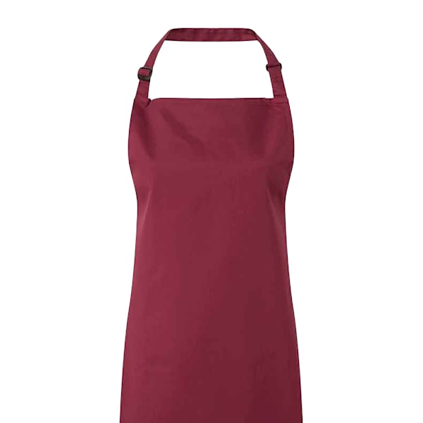 Premier Unisex Vuxen Färgad Hel Förkläde Storlek One Burgundy Burgundy One Size