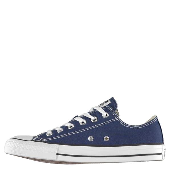 Converse Herr Ox Logo Canvas Trainers 11 UK Navy Navy 11 UK