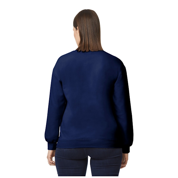 Gildan Unisex Adult Softstyle Fleece Midweight Pullover M Marinblå Navy Blue M