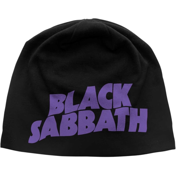 Black Sabbath Unisex Adult Logo Beanie One Size Svart/lila Black/Purple One Size