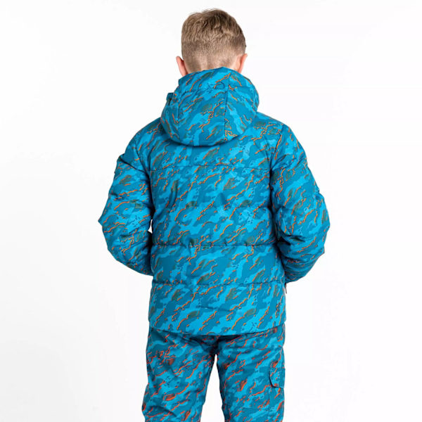 Dare 2B Boys All About Camo Skidjacka 9-10 år Fjord Blue Fjord Blue 9-10 Years