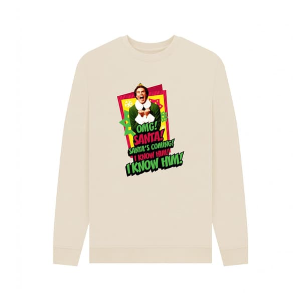 Elf Unisex Vuxen I Know Him Sweatshirt M Oat Oat M