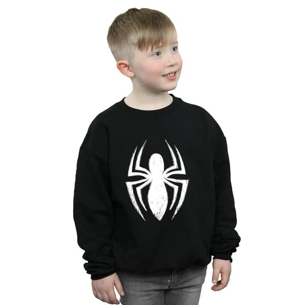 Marvel Pojkar Spider-Man Ultimate Spider Logotyp Tröja 9-11 År Black 9-11 Years