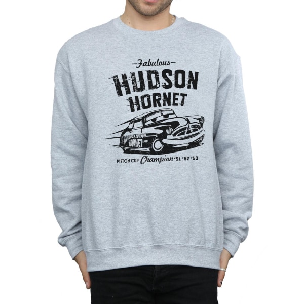 Disney Cars Hudson Hornet Sweatshirt L Sports Grey för män Sports Grey L