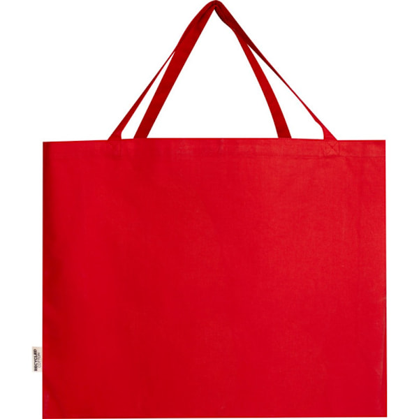 Odessa Återvunnen Bomulls Tote Bag Storlek One Röd Red One Size