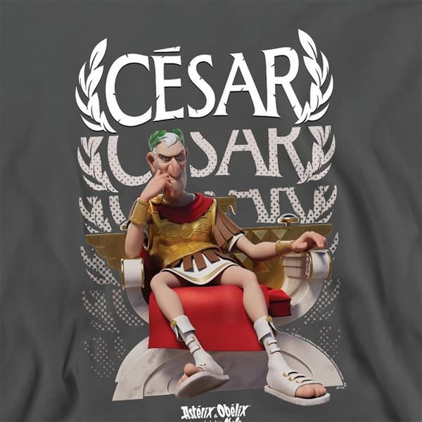 Asterix Unisex Vuxen Csar Of Rome Sweatshirt S Ljusgrafit Light Graphite S