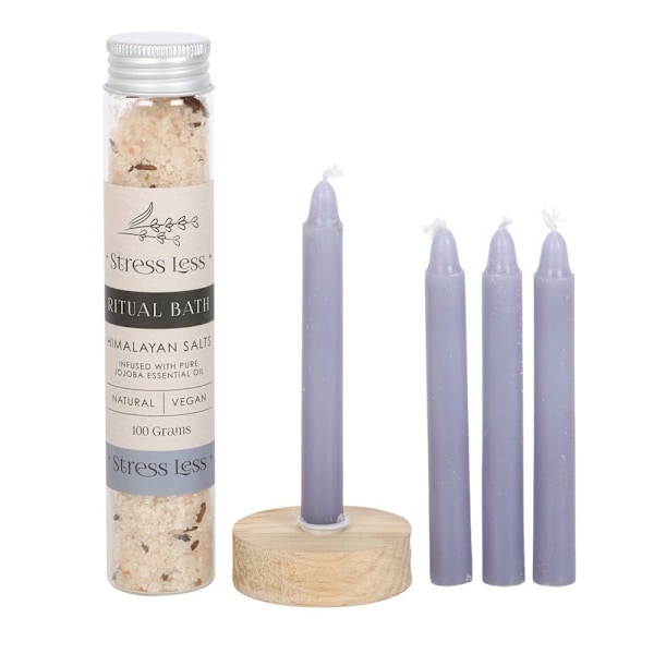 Something Different Stress Less Herbal Ritual Bath Set One Size Purple One Size
