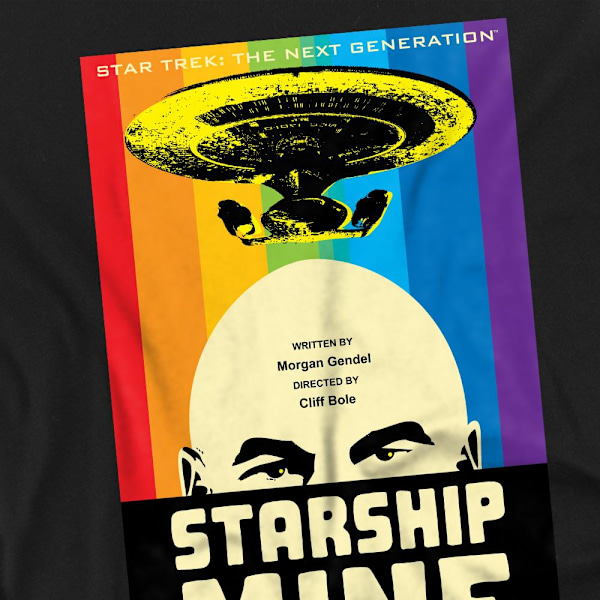 Star Trek Unisex Vuxen The Next Generation Säsong 6 Avsnitt 18 Black XL