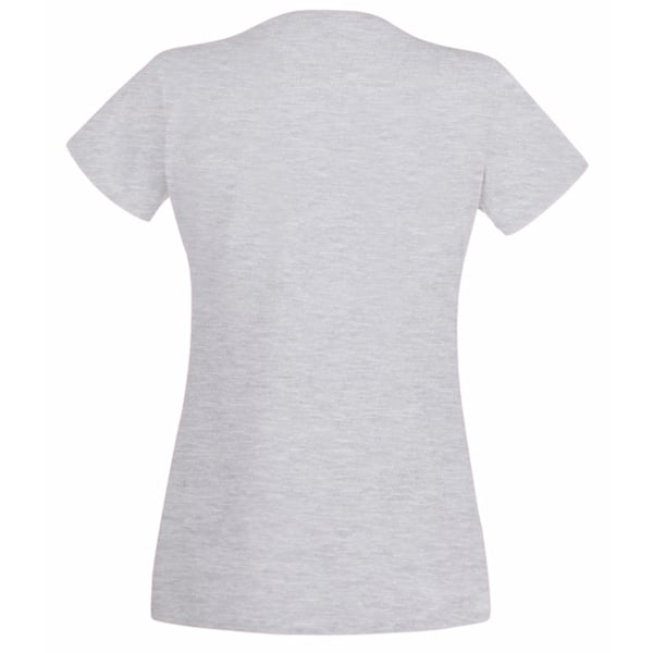 Womens/Ladies Value Fitted Short Sleeve Casual T-Shirt X Small Grey Marl X Small