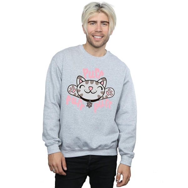 Big Bang Theory Soft Kitty Purr Sweatshirt XL Sports Grey för män Sports Grey XL