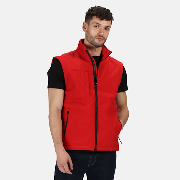 Regatta Professional Herr Softshell 3-Lagers Kroppsvärmare S Class Classic Red S