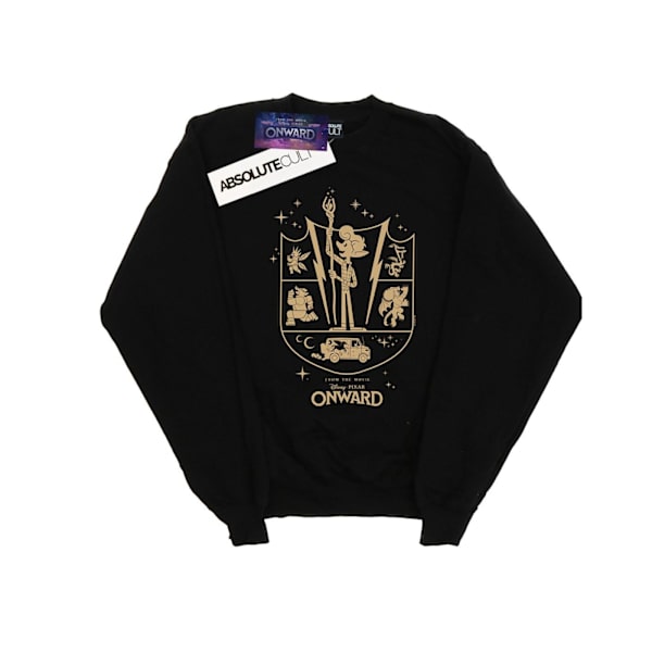 Disney Boys Onward Quest Crest Sweatshirt 12-13 år Svart Black 12-13 Years