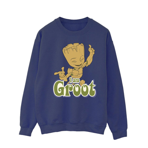 Guardians Of The Galaxy Herr Groot Dansande Sweatshirt M Marinblå Navy Blue M