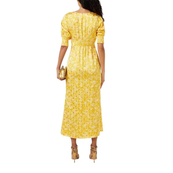 Never Fully Dressed Dam/Kvinna May Maxiklänning med heltäckande tryck Yellow 8 UK