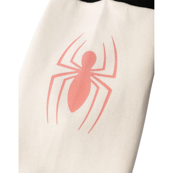 Spider-Man Pojkars Broderad Logotyp Varsity Jacka 4-5 År Svart Black 4-5 Years