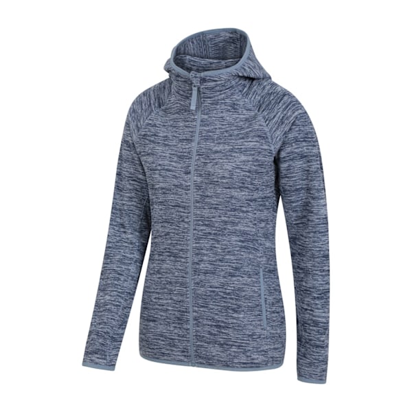 Mountain Warehouse Dam/Dam Lleyn II Melange Full Zip Hoodie Dark Blue 8 UK