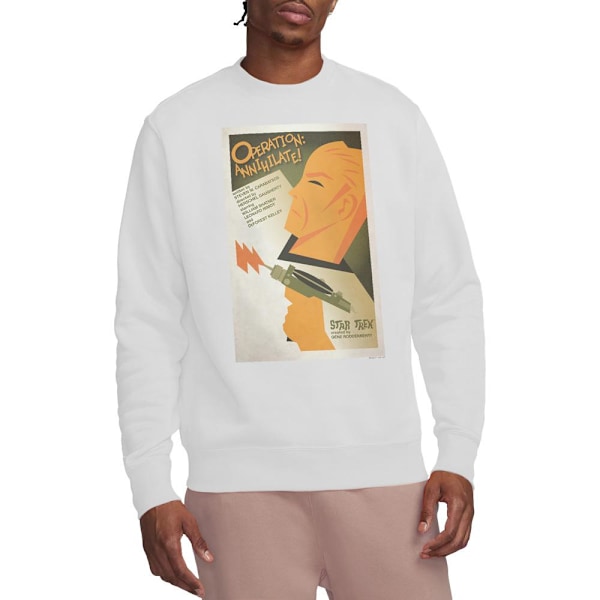 Star Trek Unisex Vuxen The Original Series Avsnitt 29 Sweatshirt White S