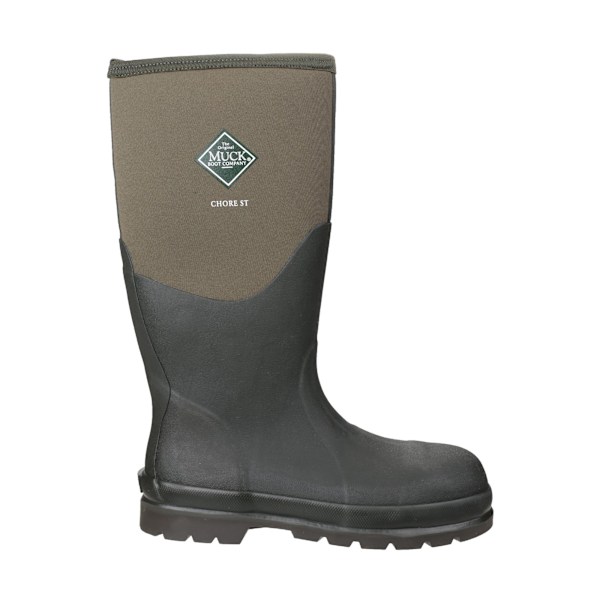 Muck Boots Unisex Chore Classic Hi Steel Safety Wellington Boot Moss 12 UK