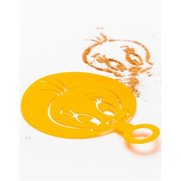 Looney Tunes Tweety Mugg och Schablon Set En Storlek Gul Yellow One Size