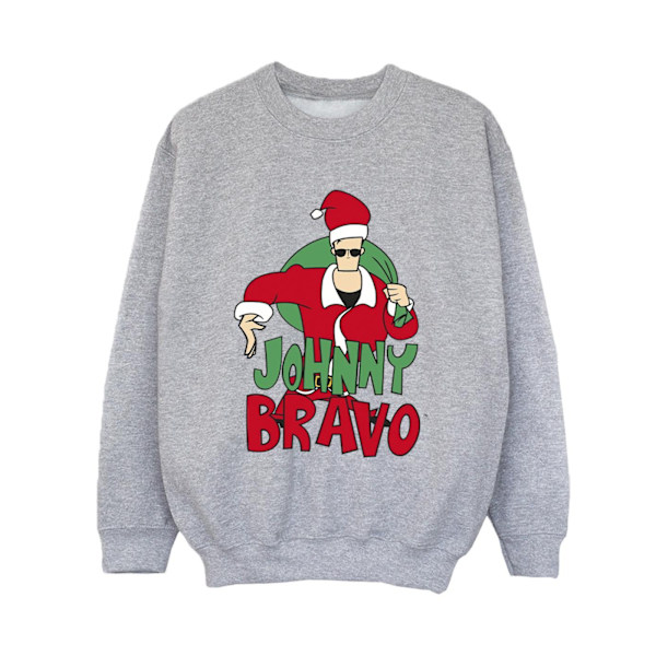 Johnny Bravo Boys Johnny Christmas Sweatshirt 7-8 år Sport Sports Grey 7-8 Years