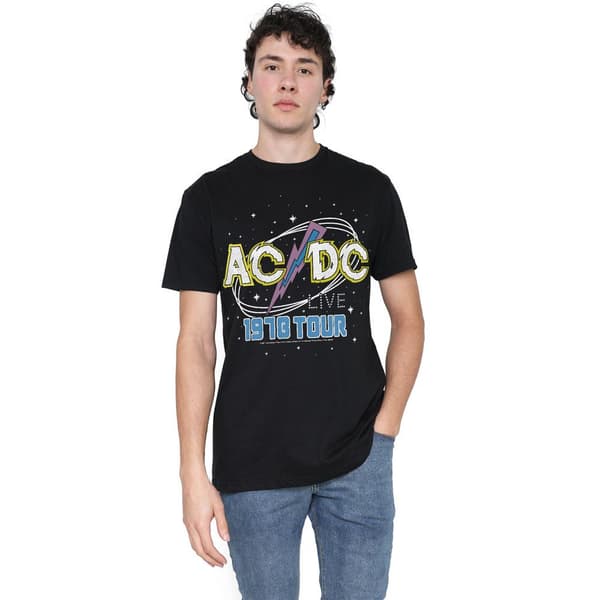 AC/DC Herr Live T-shirt L Svart Black L