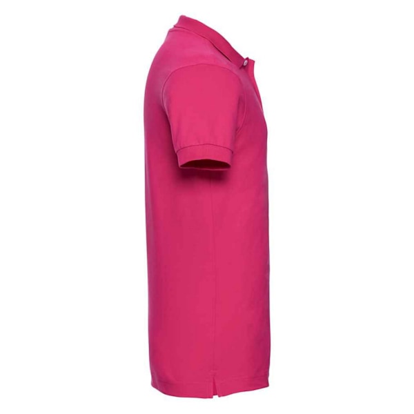 Russell Herr Pique Stretch Poloskjorta M Fuchsia Fuchsia M