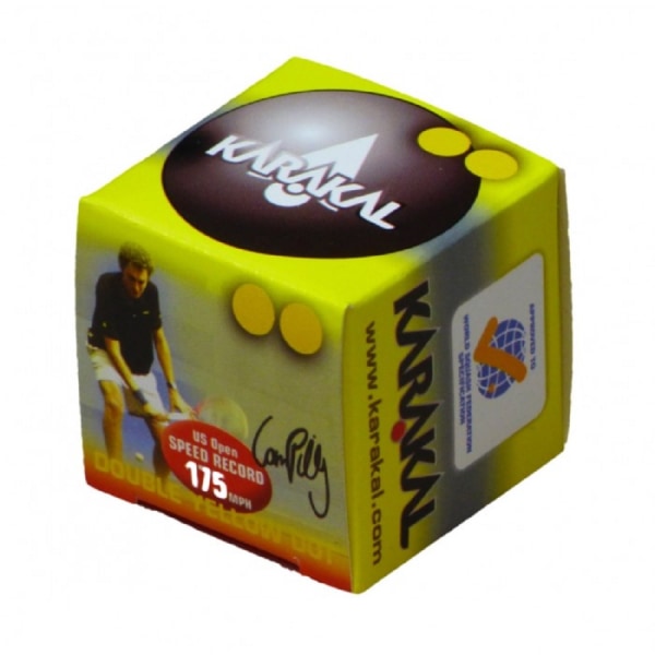 Karakal Elite Squashbollar (Pack med 3) One Size Gul Yellow One Size