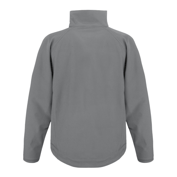 Result Herr 2-lagers bas softshell andningsbar vindavvisande jacka Silver Grey M