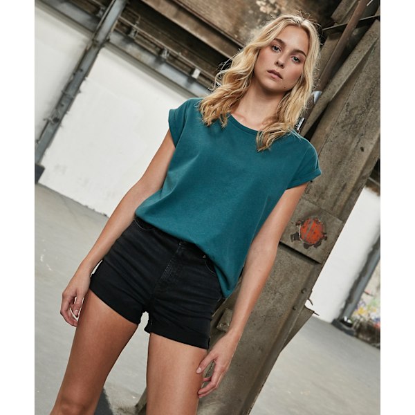 Bygg ditt varumärke Dam/Dam Extended Shoulder T-shirt L Teal Teal L