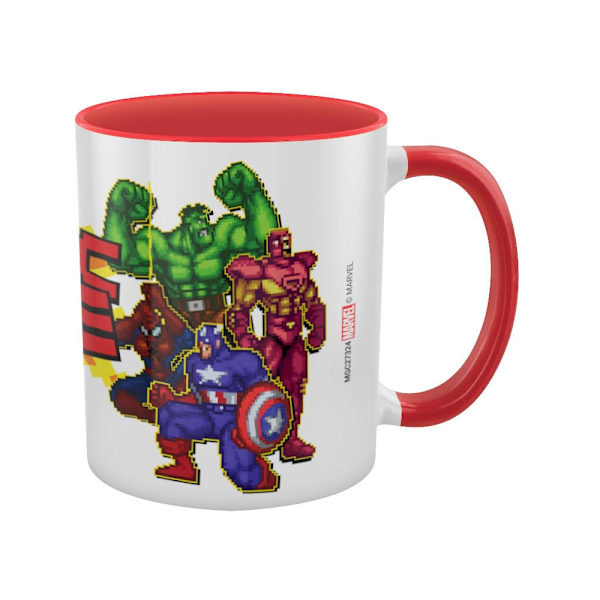 Marvel Half Tone Mug One Size Vit White One Size