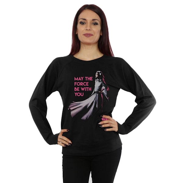 Star Wars Dam/Damer Princess Leia Force Sweatshirt XXL Svart Black XXL