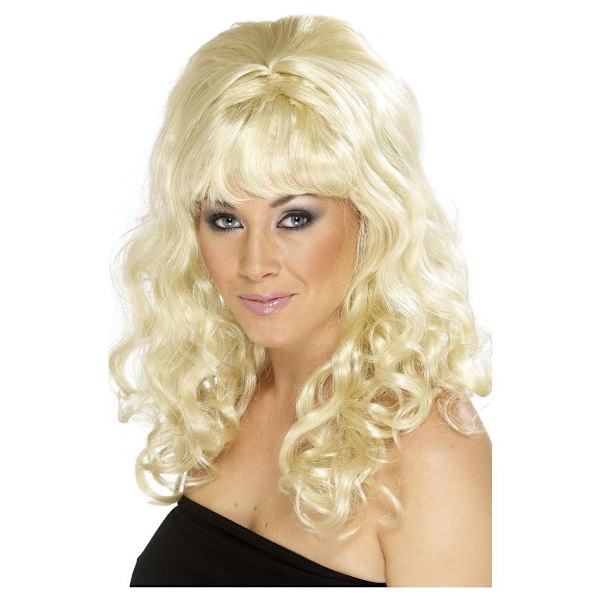 Smiffys Dam/Kvinna Beehive Beauty Peruk Storlek One Blond Blonde One Size