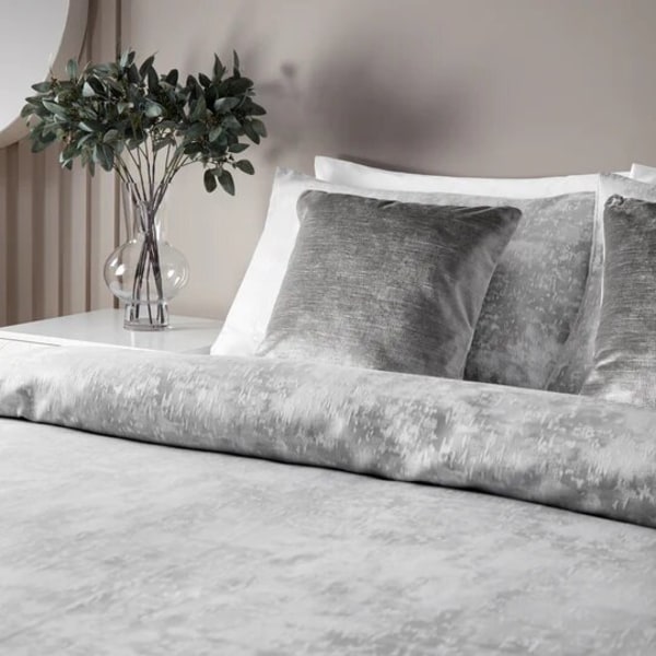 Paoletti Symphony Påslakan Set Dubbelsäng Silver Silver Double