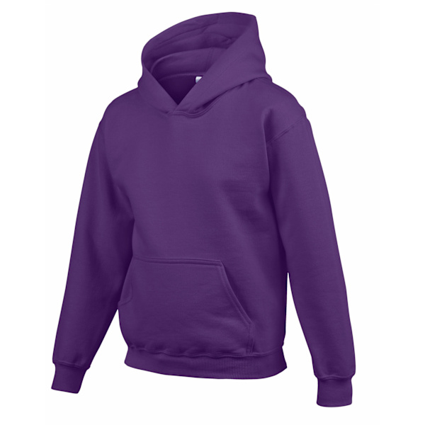 Gildan Barn/Barn Tung Hoodie 7-8 År Lila Purple 7-8 Years