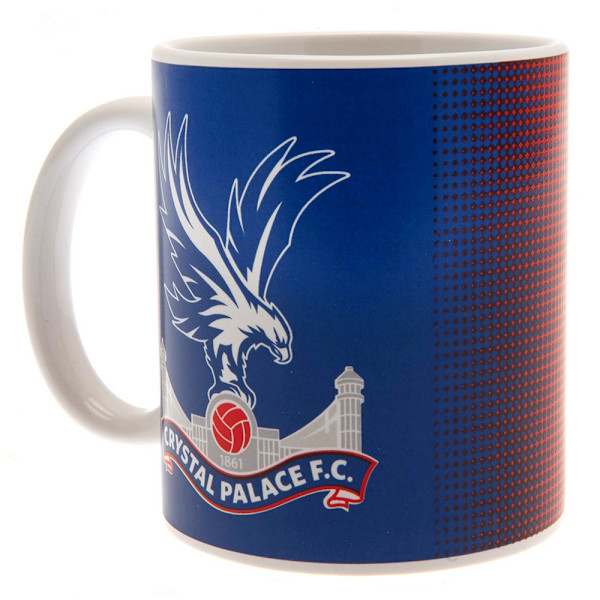 Crystal Palace FC Halvtonsmugg Storlek Röd/Blå Red/Blue One Size