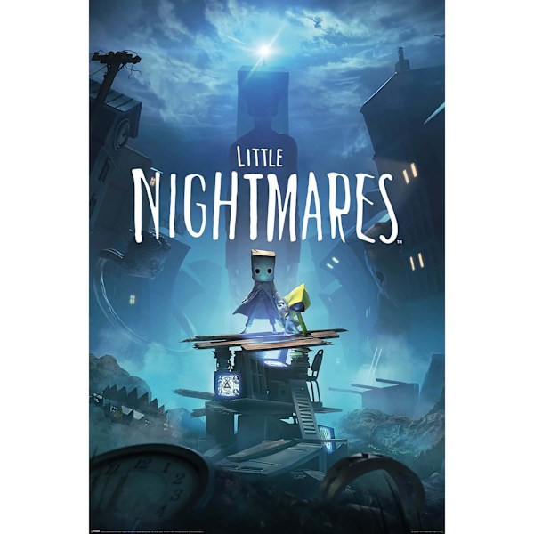 Little Nightmares Poster 61cm x 91.5cm x 0.1cm Blå/Vit Blue/White 61cm x 91.5cm x 0.1cm