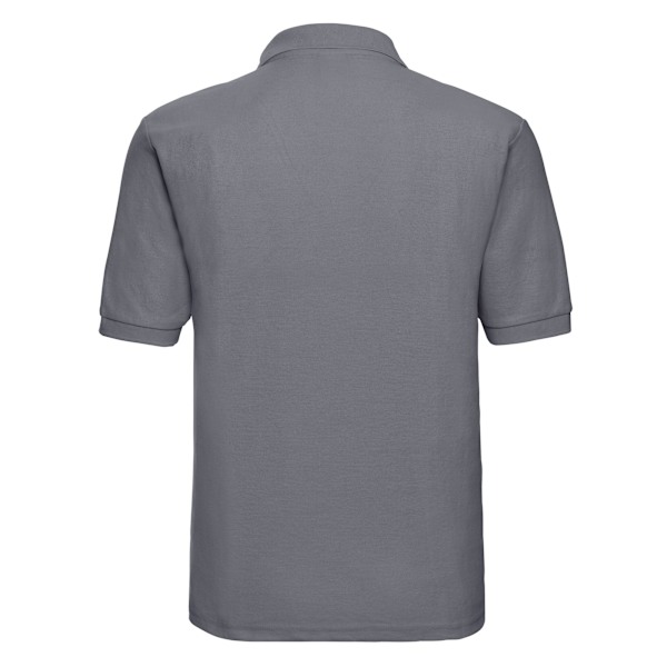 Russell Herr Pique Poloskjorta i Polycotton M Convoy Grey Convoy Grey M