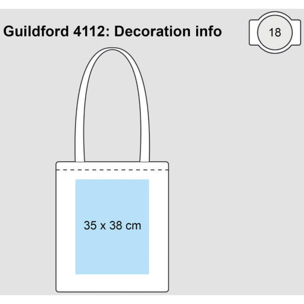 Shugon Guildford Cotton Shopper/Tote Axelväska - 15 liter O Black One Size