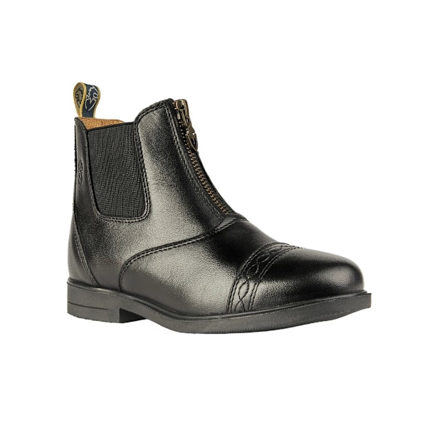 Moretta Materia Grain Läder Paddock Stövlar 12 U Black 12 UK Child