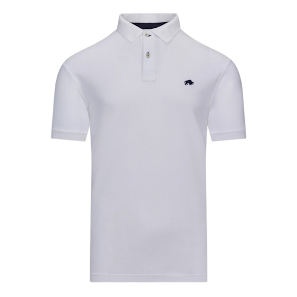 Raging Bull Herrarnas Klassiska Organiska Poloshirt XL Vit White XL