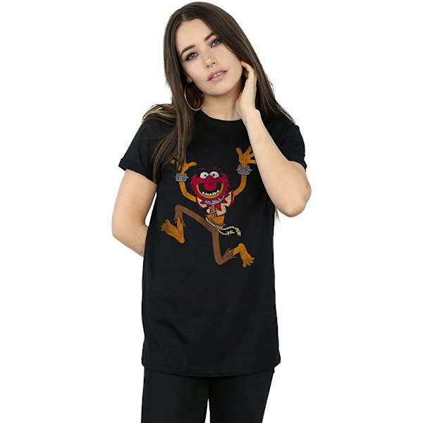 The Muppets Dam/Damer Classic Animal Bomull Boyfriend T-Shi Black XL