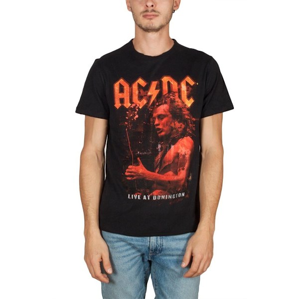 Amplified Unisex Adult Live At Donington AC/DC T-Shirt XXL Svart Black XXL