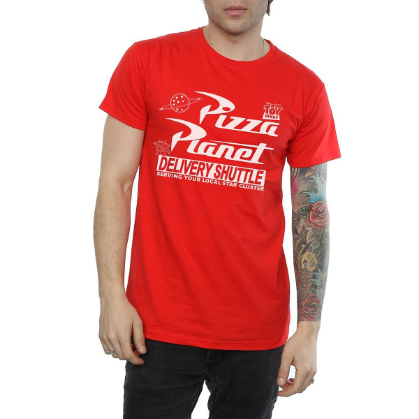 Toy Story Herr Pizza Planet bomull T-shirt 3XL Röd Red 3XL
