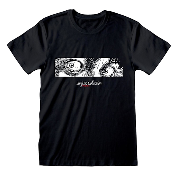 Junji-Ito Unisex Vuxen Ögon T-shirt L Svart/Vit Black/White L