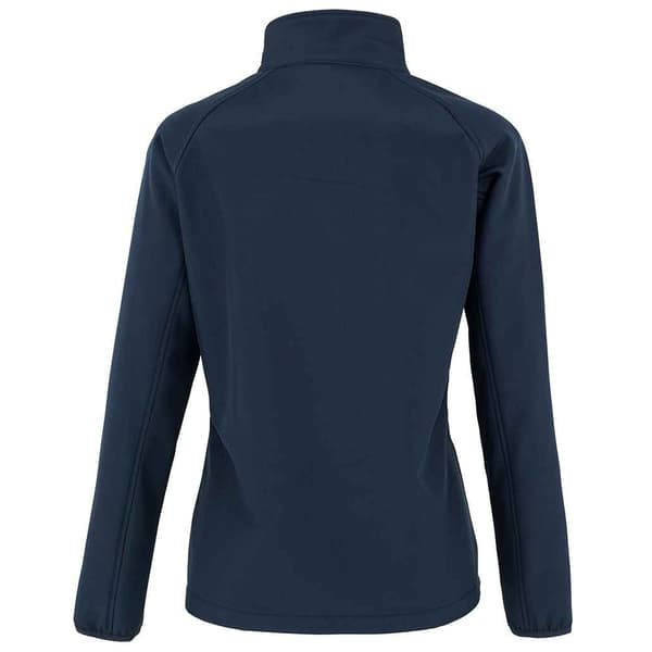 Result Äkta Återvunnen Dam/Dam Tryckbar Softshelljacka Navy XL