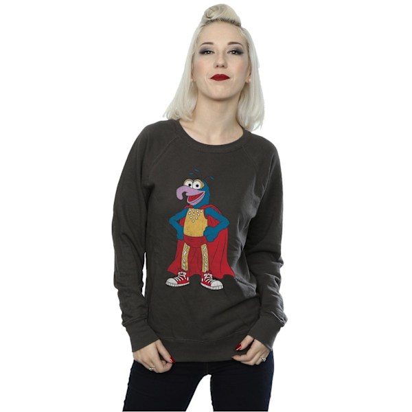 The Muppets Dam/Damer Classic Gonzo Heather Sweatshirt XL L Light Graphite XL